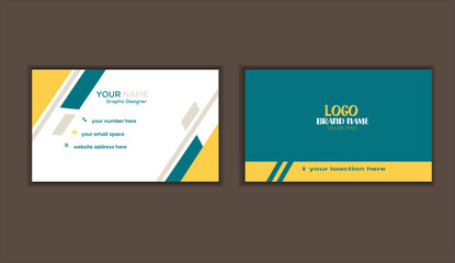 Modern business card design , Clean professional business card template and visiting card