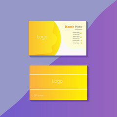 creative business card design template 