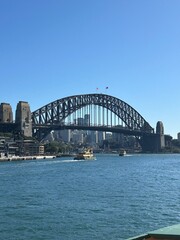 Obraz premium city harbour bridge