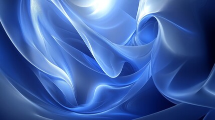 Obraz premium Blue Abstract Waves