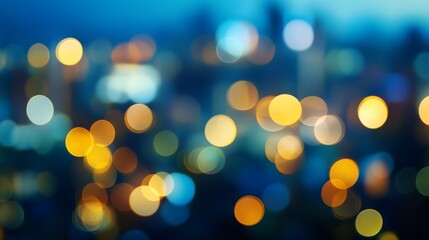 Fototapeta premium Abstract City Lights