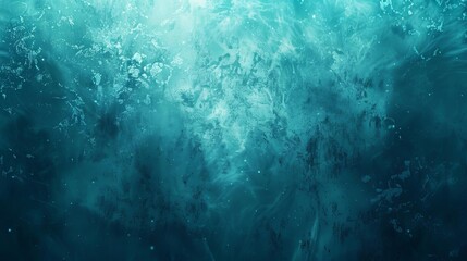 Fototapeta premium vibrant teal blue gradient abstract background rough texture shining light glow effect grungy noise empty space digital illustration