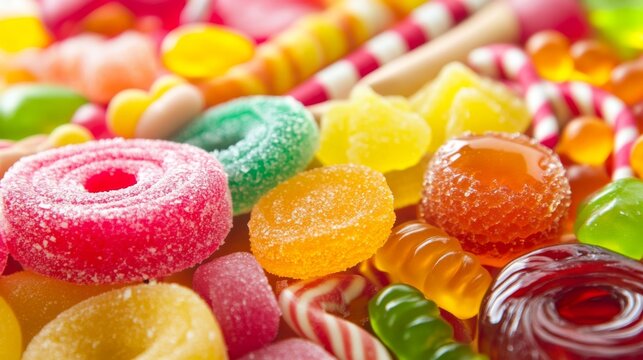 Colorful Assortment of Candies