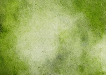 Green Abstract Watercolor Nature Texture