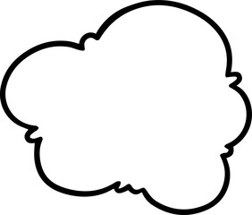 Manga style bubble text