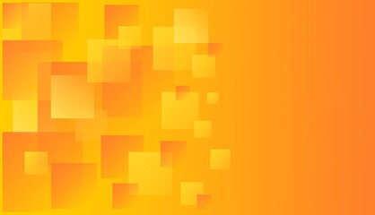 Abstract wallpaper design with squares in orange and yellow colours. .
