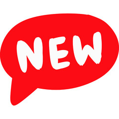 Online marketing elements, New tag for products, promotions signs for marketing, Tag-new