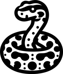 Fototapeta premium Carpet Python icon.