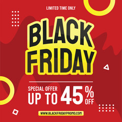 Black Friday super sale banner.