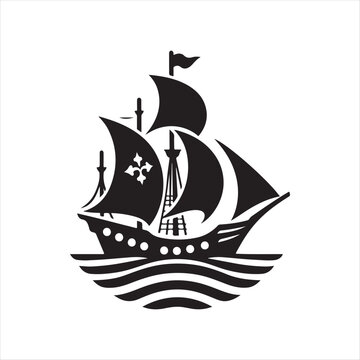 recommend clip art: Yawl Silhouette Vector Illustrations – High-Quality Nautical Graphics