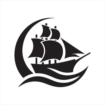 recommend clip art: Yawl Silhouette Vector Illustrations – High-Quality Nautical Graphics
