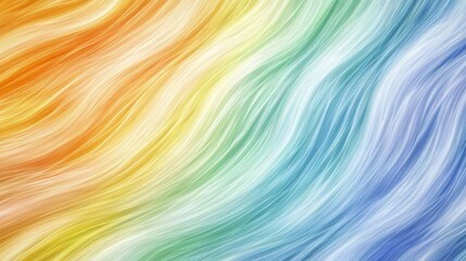 Fototapeta premium Abstract Rainbow Waves, digital art, abstract background, graphic design, modern art