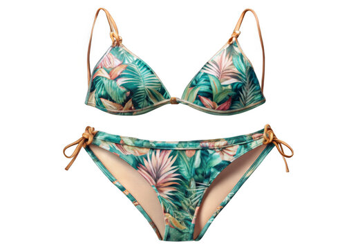 Bikini on transparent background.