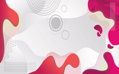 Vector abstract wave colorful wave landing page flat background vector design	