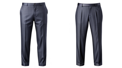 Dress Pants on transparent background.