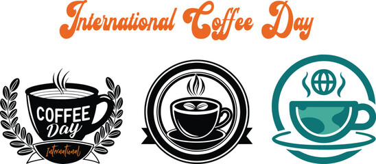 illustration of a set of cup