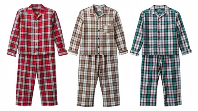 Pajamas on transparent background.