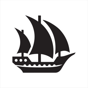 recommend clip art: Yawl Silhouette Vector Illustrations – High-Quality Nautical Graphics