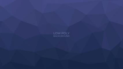 Obraz premium low poly background abstract vector background blue background