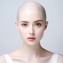 Beautiful Headless Female Portraits on White Background for Animation Mapping