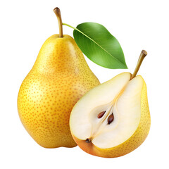 pear  isolated on transparent background png