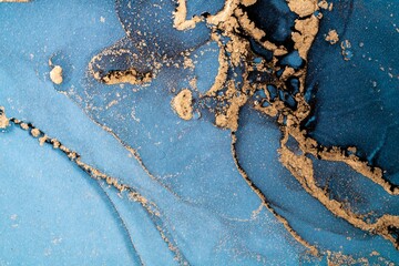 Original artwork photo of marble ink abstract art. High resolution photograph from exemplary original painting. Abstract painting was painted on HQ paper texture to create smooth marbling pattern.