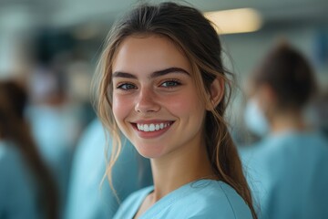 Fototapeta premium The dentist treats in the modern dental office, AI generated