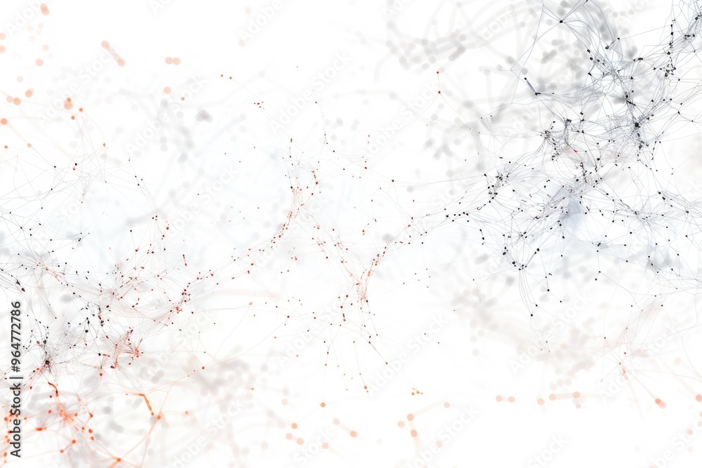 Poster A simple design featuring small dots scattered across a pure white surface, suitable for use in abstract concepts or minimalist designs