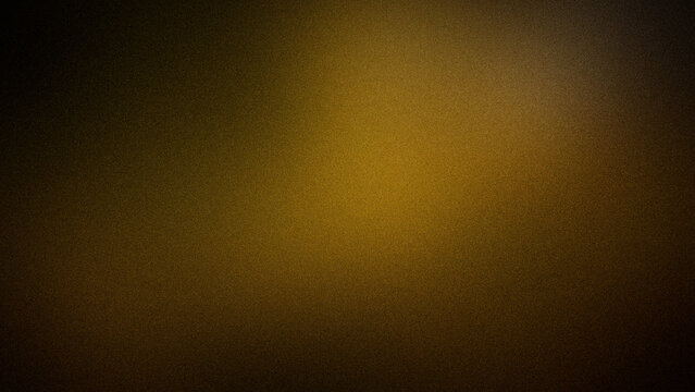 A rich, dark 4K grainy gradient blending shades of gold and black. This elegant, textured backdrop is ideal for stylish wallpapers, banners, and luxury digital presentations