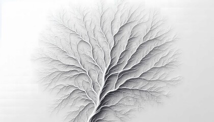 Obraz premium Elegant minimalist background featuring intricate frost-like patterns, perfect for winter-themed wallpaper with soft, icy textures and calming tones.