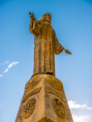 Estatua del Cristo de Medinaceli, provincia de Soria, Castilla y León, España