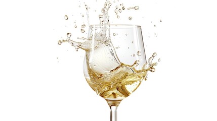 A glass of red or white wine with a splash of another liquid, perfect for a cocktail party or restaurant use