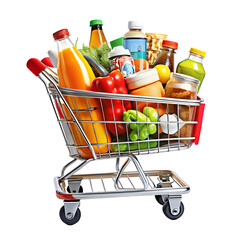 Supermarket shopping cart