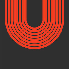 Vector layout template design for run, championship or any sports event. Poster design with abstract running track on stadium with lane.