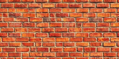Obraz premium Red Brick Wall Texture, Seamless Pattern, Brickwork Background, brick, wall, texture