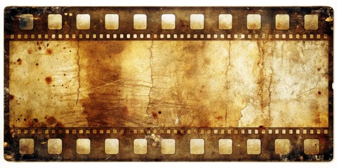Vintage Film Strip Grunge Texture, Aged Paper, Old Photo Frame, film strip, photography, retro