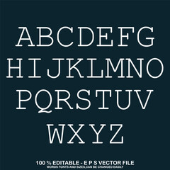 Classic college font. Vintage sport font in american style for football, baseball or basketball logos and t-shirt. Athletic department typeface, varsity style font. Vector