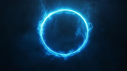 Fototapeta premium Geometric futuristic fantasy shining sparkle energy circle background