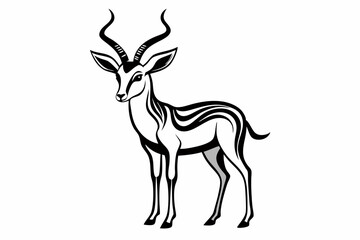 Creative Animal Icon silhouette vector style with background