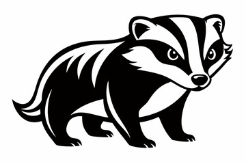 Creative Animal Icon silhouette vector style with background