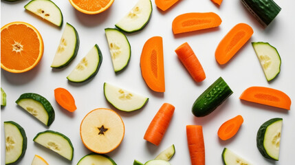 vegetables on a plate