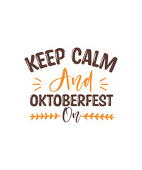 Fototapeta premium Oktoberfest SVG Design, Oktoberfest SVG Bundle, Oktoberfest t-shirt Design