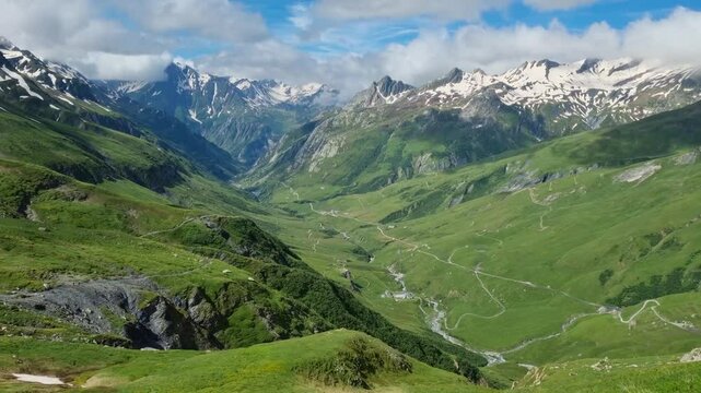 Val Ferret, Aosta Valley (Italy)  in Val Ferret,  of the  Mont Blanc Massif's , in the middle Dora di Ferret .
