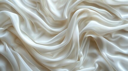 White blank laundry care label on a smooth shirt fabric background