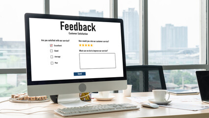 Customer feedback and review analysis by modish computer software for corporate business