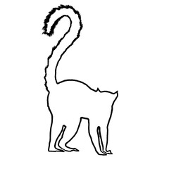 Monkey Illustration | Monkey Silhouette | Monkey Icon