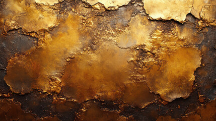 Gold textured metallic background with raised bumps and shiny reflective surface, luxury abstract design, golden elegance, sophisticated pattern, decorative wall texture, high-end glamour