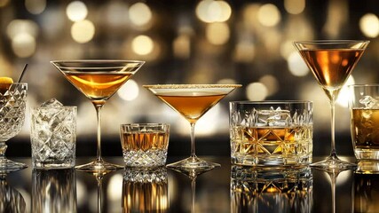 Bartending at a cocktail party, capturing a mixologist preparing drinks for guests, with bottles, mixers, and tools on the counter