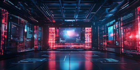 Cybersport abstract background scene for advertising