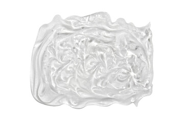 Detergent, cosmetics, laboratory swatch isolated on white background